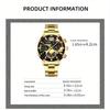 3pcs/set, Fashion Men's Business Calendar Stainless Steel Quartz Watch & Bracelet & Cross Pendant Necklace