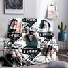Kpop idle Blanket Lightweight Flannel Bedding Blanket Perfect for Travel, Camping, Living Rooms, Offices, Sofas, Fan Christmas gift
