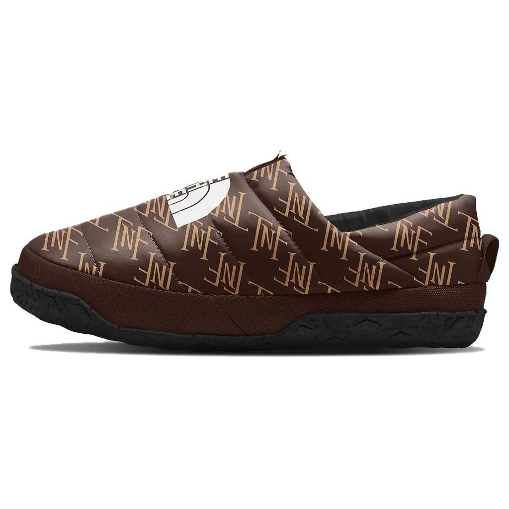 The North Face Womens Nuptse Mule 'Coal Brown Monogram Print' (women's sizes) Coal Brown Monogram Print / Coal Brown Casual Shoes NF0A5G2B OJM