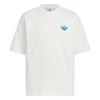 adidas Мужская футболка adidas Originals с графическим принтом Trefoil Белая KE5793