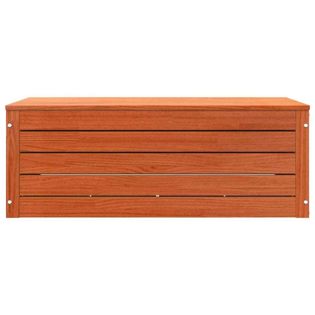 Storage Box with Storage Wax Brown 89 x 36.5 x 33 cm