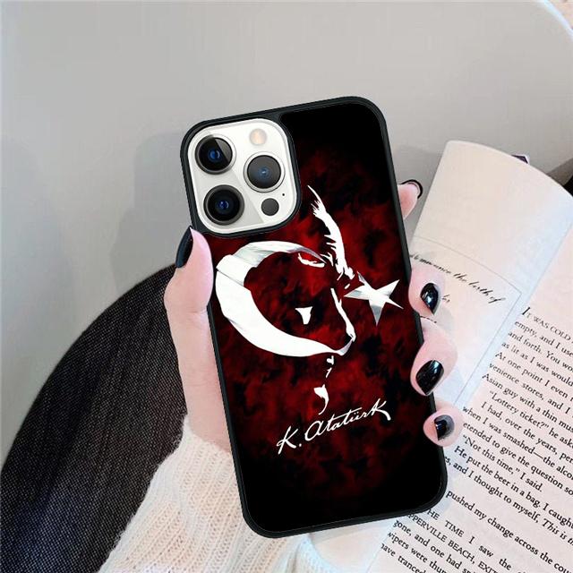 Чехол для телефона Мустафы Кемаля Ататюрка Для iPhone 17 Air 16 15 14 13 12 Pro Max 11 Pro Max Plus Coque Shell