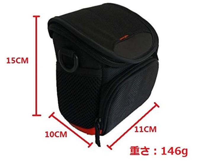 WASHODO Холщовая сумка для зеркальной камеры Panasonic LUMIX вмещает две и Рекомендуется для черной сумки DMC-GM5, ткань, объективы, легкая, прочная, стильная!