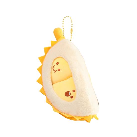 Дуриан плюшевая игрушка съемная кукла-фрукт мягкая подушка-дуриан милая пилинг плюшевая кукла реалистичные яркие фрукты мягкая игрушка подарки на Рождество день рождения