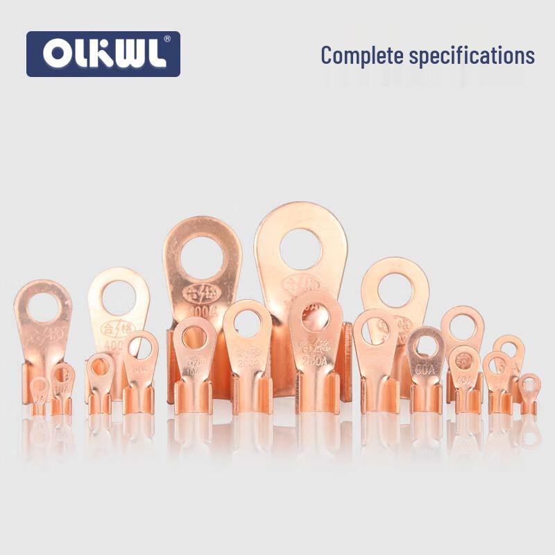 OLKWL Луженая медь OT Кольцевой наконечник с открытым ушком