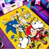 Sonic Print Rug, Washable Floor Carpet, For Entryway Dorm Laundry Room Office Study, Home Decor Birthday Christmas Gift