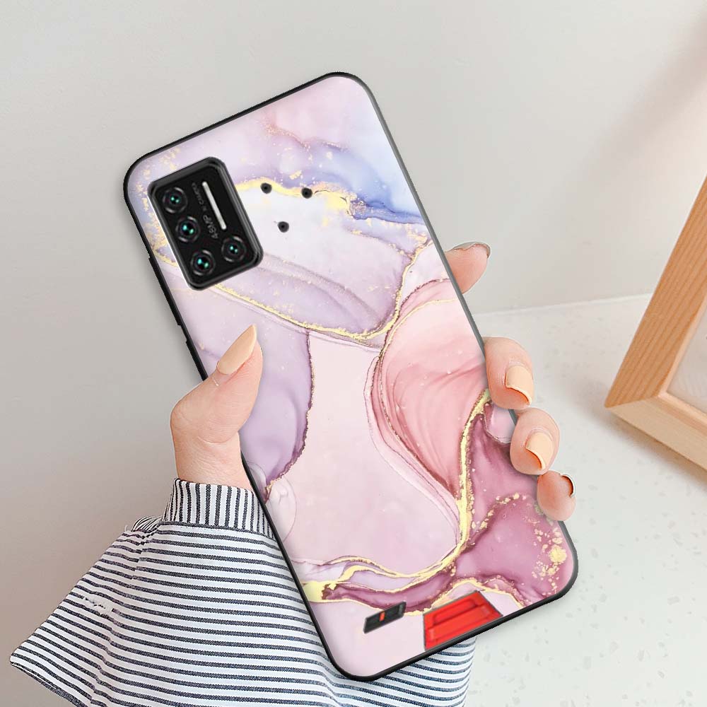 Чехол для UMIDIGI Bison 2021 Модные Мраморные Чехлы Для UMIDIGI Bison 2021 6.3" Защитная Силиконовая Задняя Крышка Корпус Бампер Coque