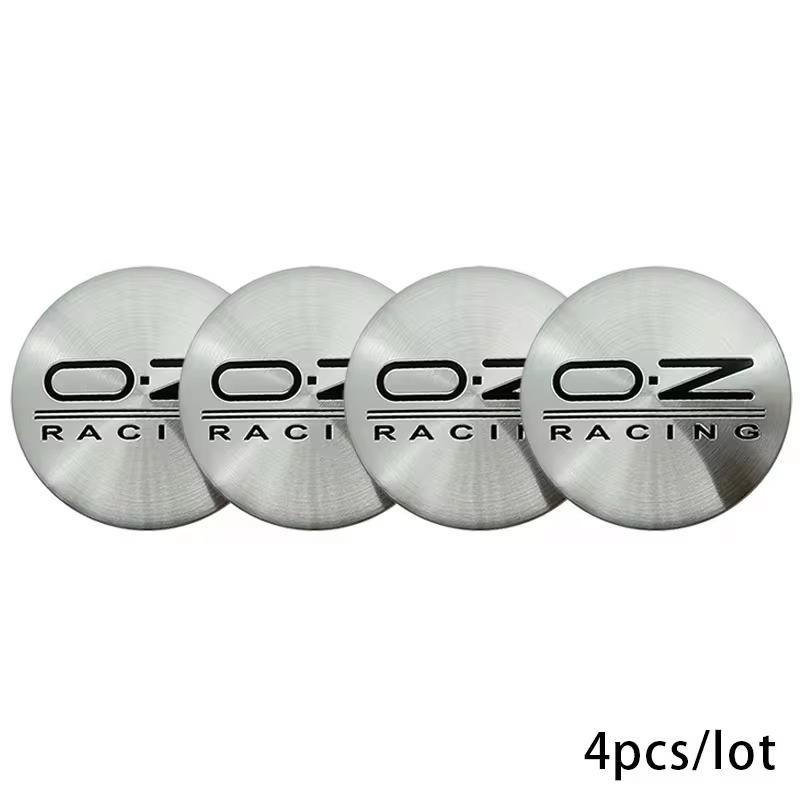 4Pcs/set 56mm 60mm OZ Car Center Cover Wheel Sticker for Ford Mercedes w212 Volkswagen golf Honda BMW FIAT Volvo Tesla KIA honda