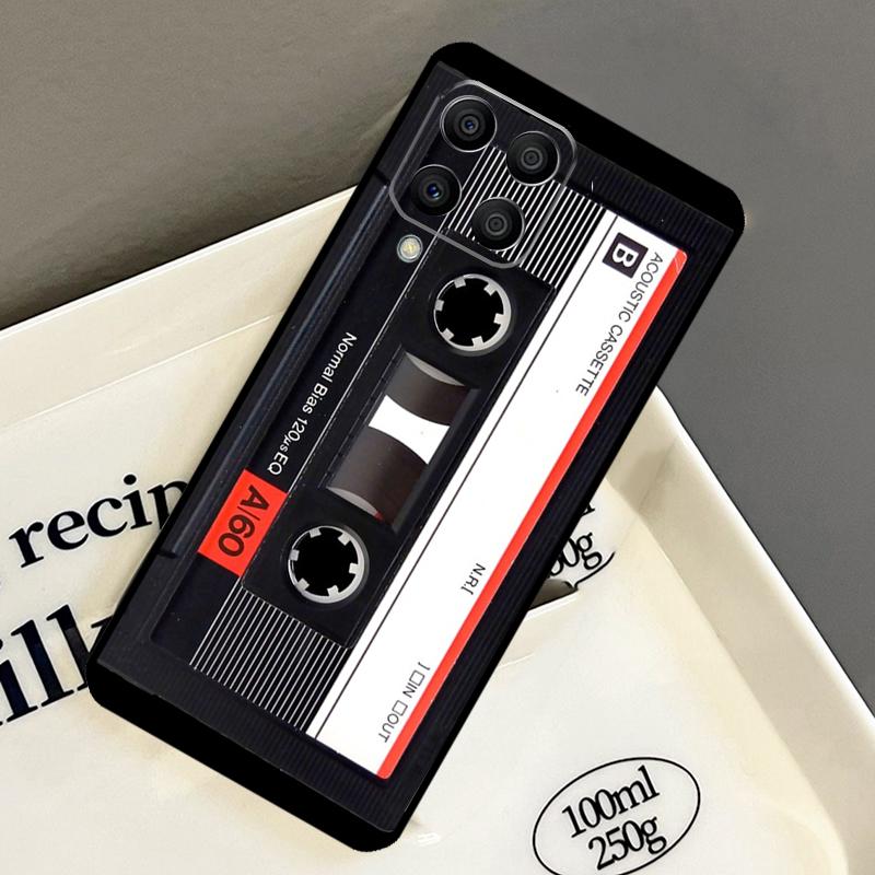 Ретро-чехол-кассета VHS для Samsung Galaxy M33 M53 M13 M15 M35 M55 M32 M16 M36 M56 M54 M20 M52 M34 M14 M11 M31