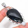 Подвеска из серебра 925 пробы с черным тигровым глазом ручной работы 2,76 дюйма H8z73