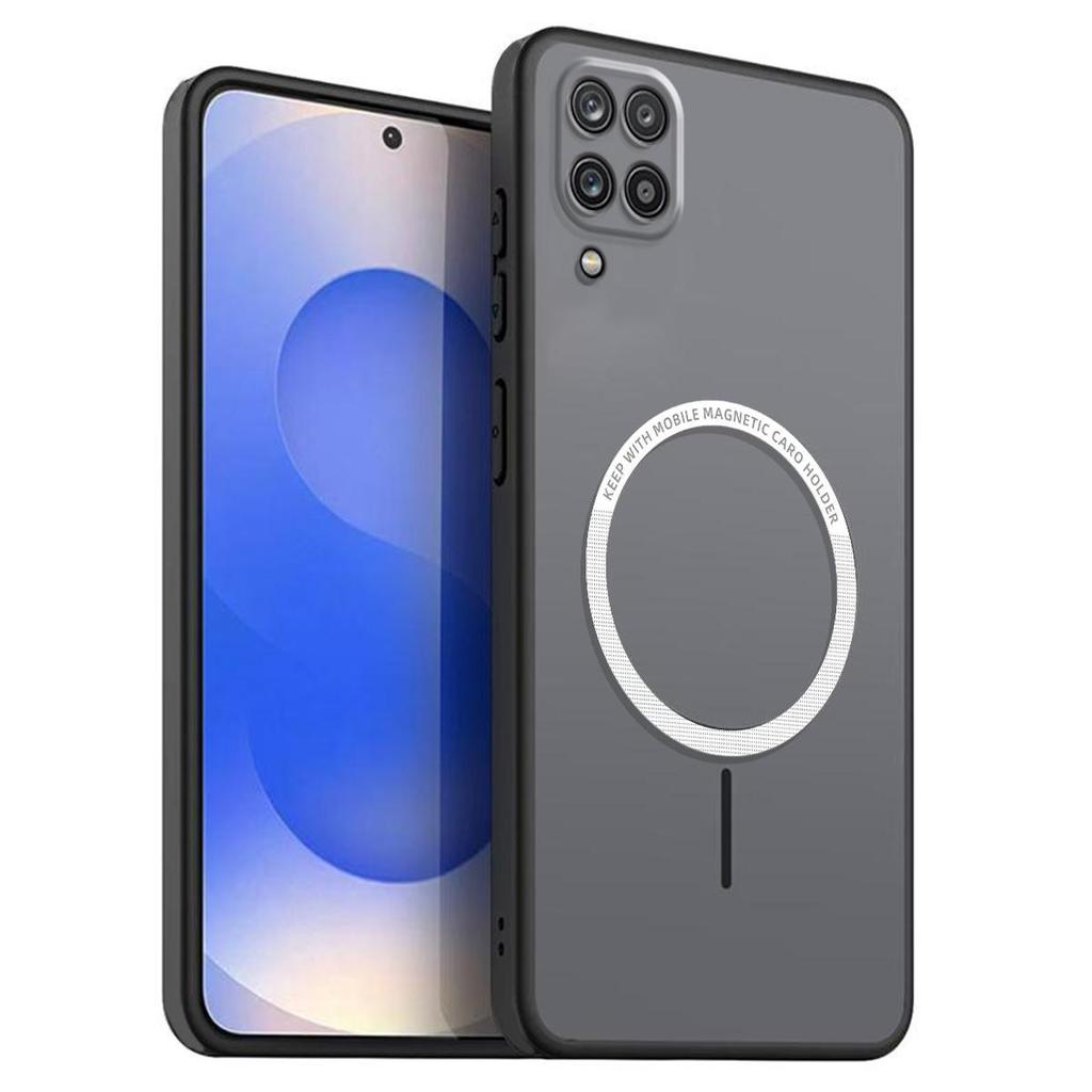 Матовый Полупрозрачный Магнитный Чехол для Телефона для Samsung Galaxy A22 4G, A12 Мягкая TPU Крышка