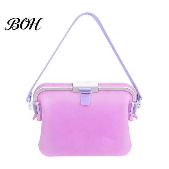 Waterproof Silicone Swimming Bag Swim with Leak-proof Clip, 4000ml Large Capacity Beach Foldable Crossbody Bag, Tote for Surfing And Travel