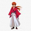 Kenshin Render Kenshin Himura Kaoru Kamiya Iron On Patches For Clothing Applique Stickers On Clothes Heat-Sensitive Custom Patch
