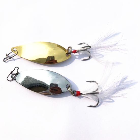 4,5 см металлическая мини-рыболовная искусственная ложка приманка воблер рыбная приманка для плавания снасти
