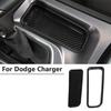 Накладка на крышку ящика для хранения рычага переключения передач для Dodge Charger 2015-19 из углеродного волокна