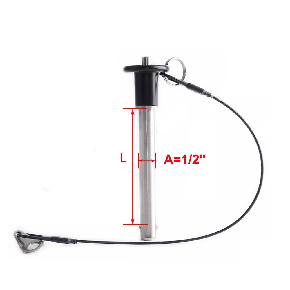 3/16" 1/4" 5/16" 3/8" 7/16" 1/2" 9/16" 5/8" 3/4" 7/8" 1" Диаметр Дюймовый Размер Быстросъемный Штифт с Шариковым Фиксатором Штифт из Нержавеющей Стали