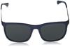 Emporio Armani EA4154F Матовые мужские солнцезащитные очки 57 мм, линзы сине-серые,