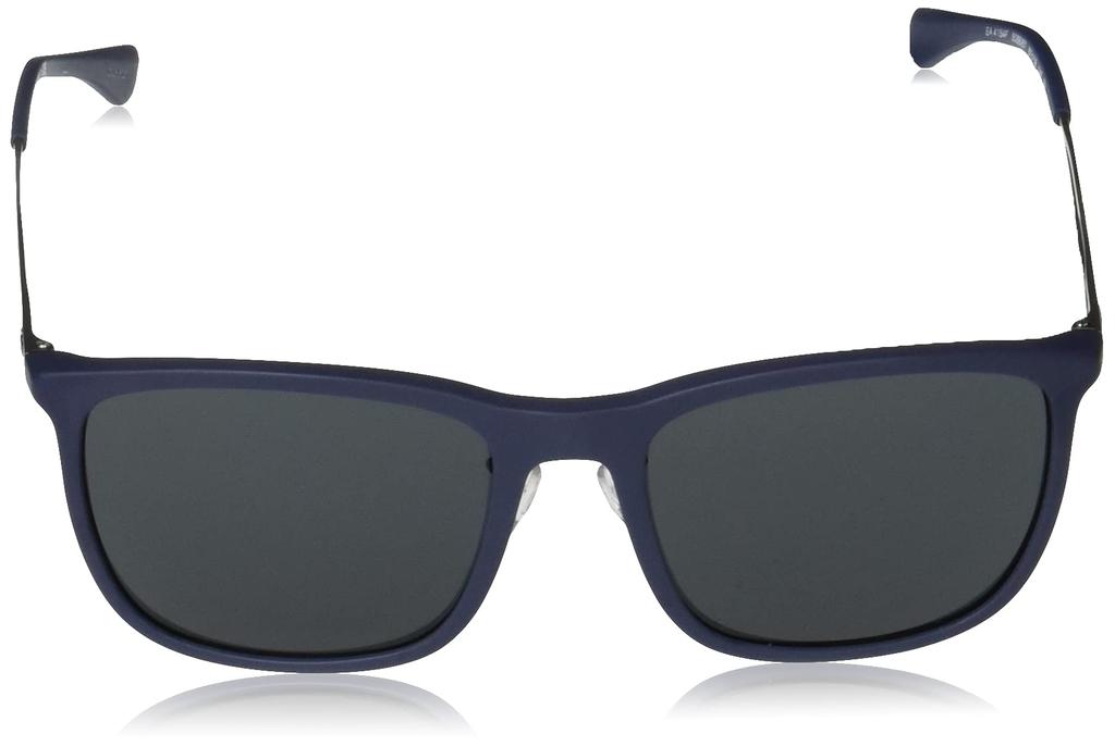 Emporio Armani EA4154F Матовые мужские солнцезащитные очки 57 мм, линзы сине-серые,