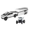 Infinium 1:32 литая модель Cyber Truck из сплава с механизмом обратного хода, C Серебристый