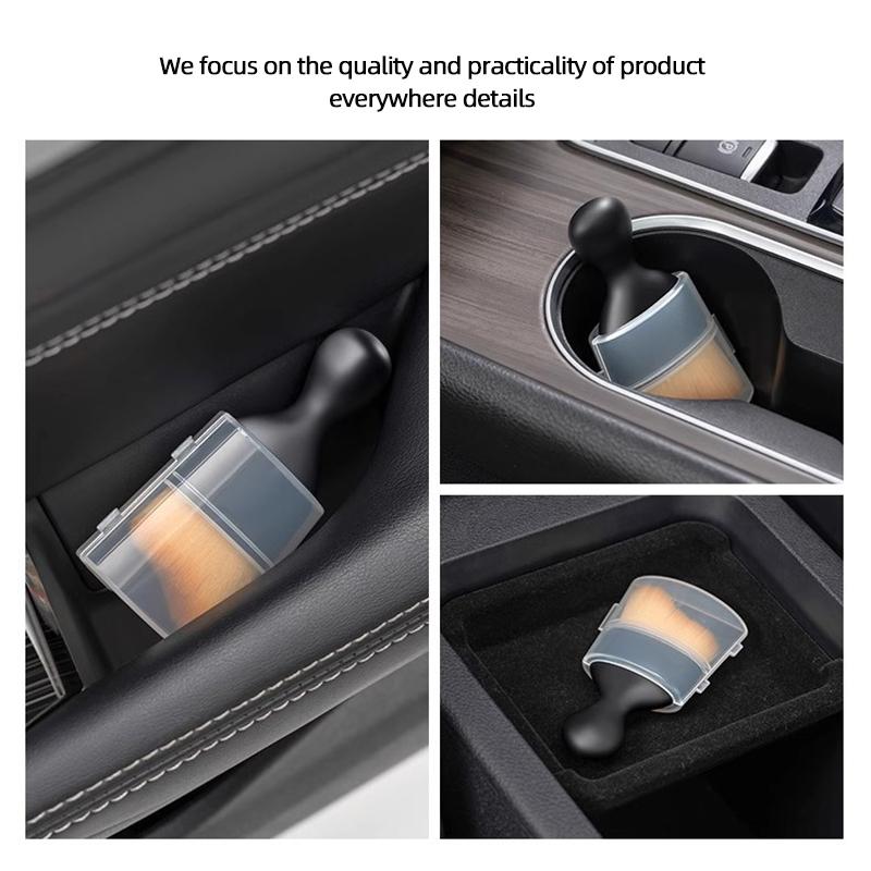 Car Logo Cleaning Brush Dust Removal Tool For Volvo Rdesign XC90 V90 V60 XC60 XC40 V40 EC40 EX40 S60 S90 S80 V70 EX90 XC70 C40