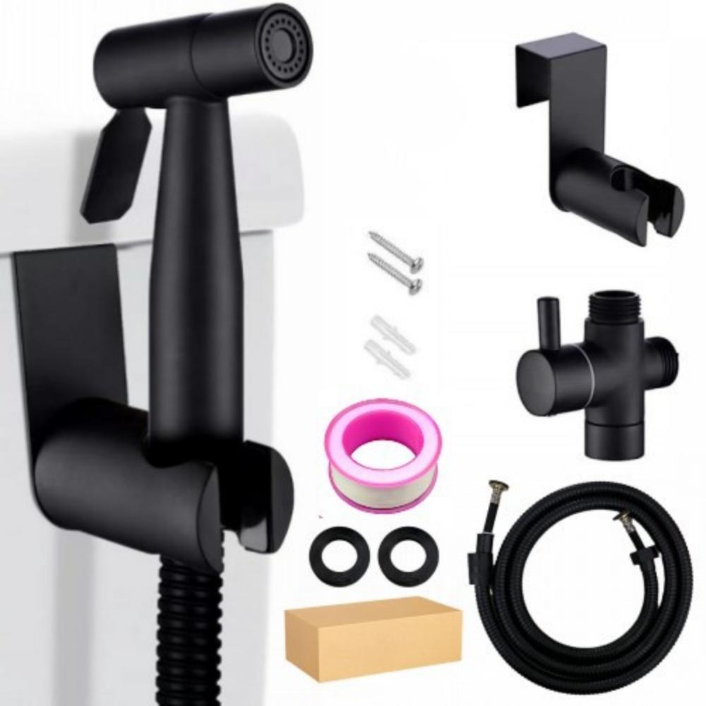 Ручной туалетный биде-смеситель-распылитель из нержавеющей стали 304, не требующий сверления, ручной распылитель для ванной комнаты, душевая лейка, самоочищающийся распылитель