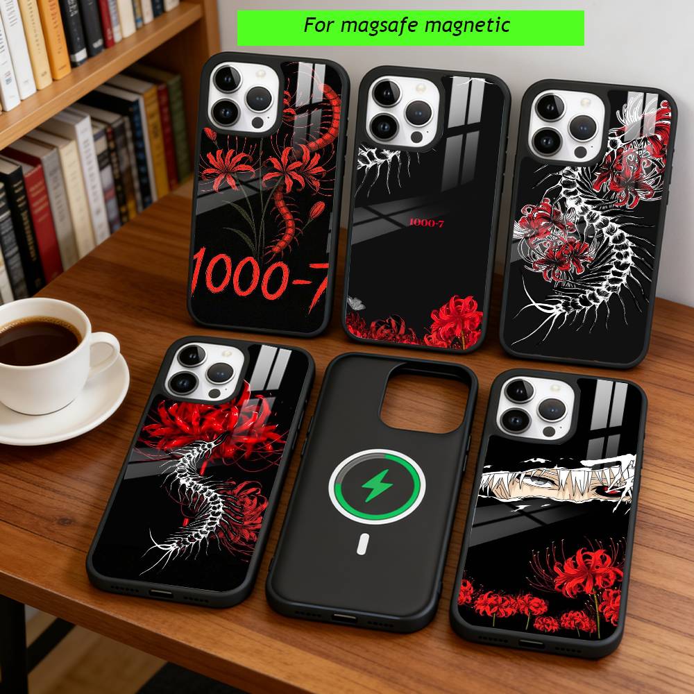 The Japanese anime Tokyo Ghoul Phone Case For iPhone17,16,15,14,13,12,11 Plus,Pro Magnetic For Magsafe Wireless Charging