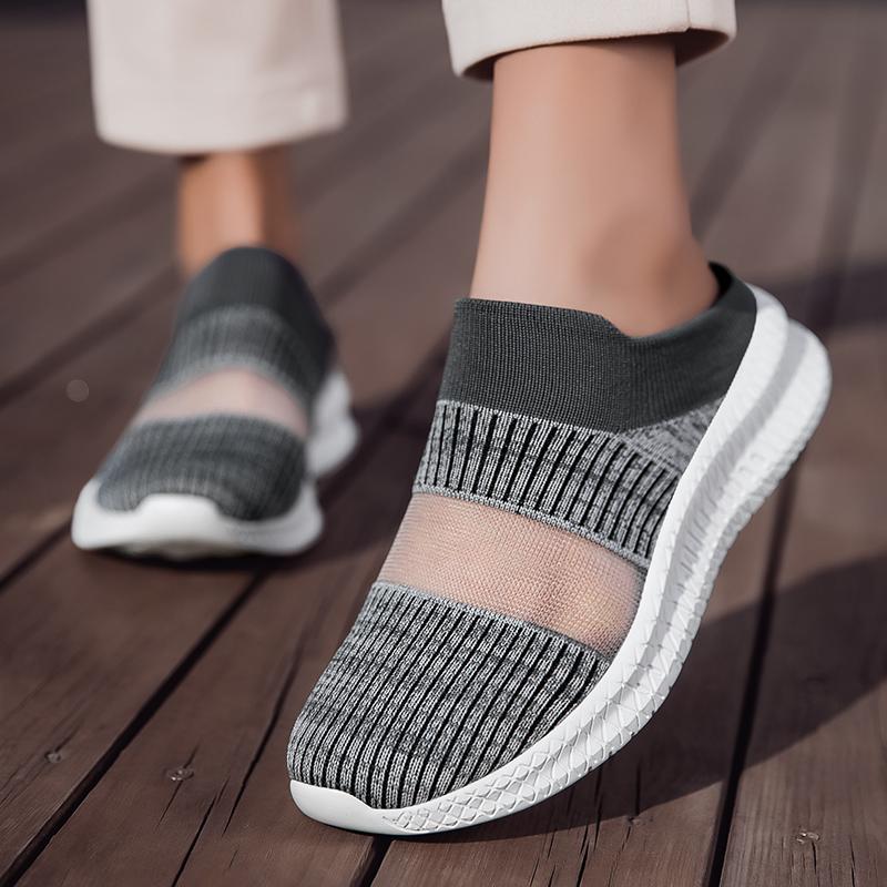 Летние женские мокасины, сандалии, тапочки без застежек, повседневная обувь, унисекс, тканевая обувь для пар для мужчин, большие размеры, легкие, 36-47