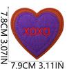 Fashion Love Patch Sticker Computer Embroidery Label Sweet Love Embroidery Cloth Sticker Lanyard Love Clothes Decoration