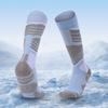 1 пара зимних лыжных носков для женщин, теплые носки для походов, высокие до колена, хлопковые носки для сноуборда, катания на лыжах и велоспорта на открытом воздухе
