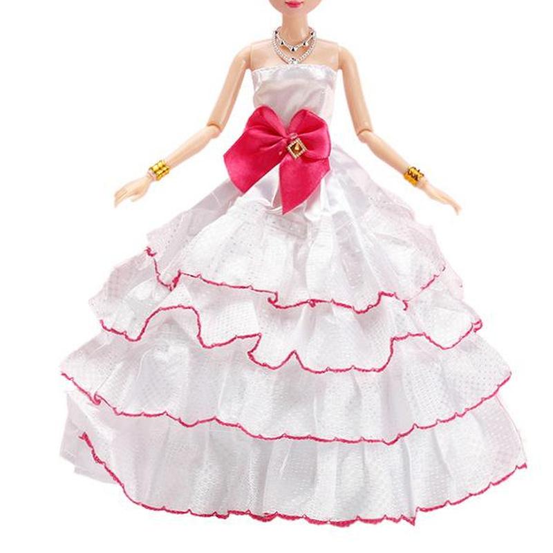 30 см, коллекция мини-кукол, одежда для девочек, игрушка, 3D, большие глаза, BJD, полная одежда принцессы, коллекция платьев, детская кукла, подарок