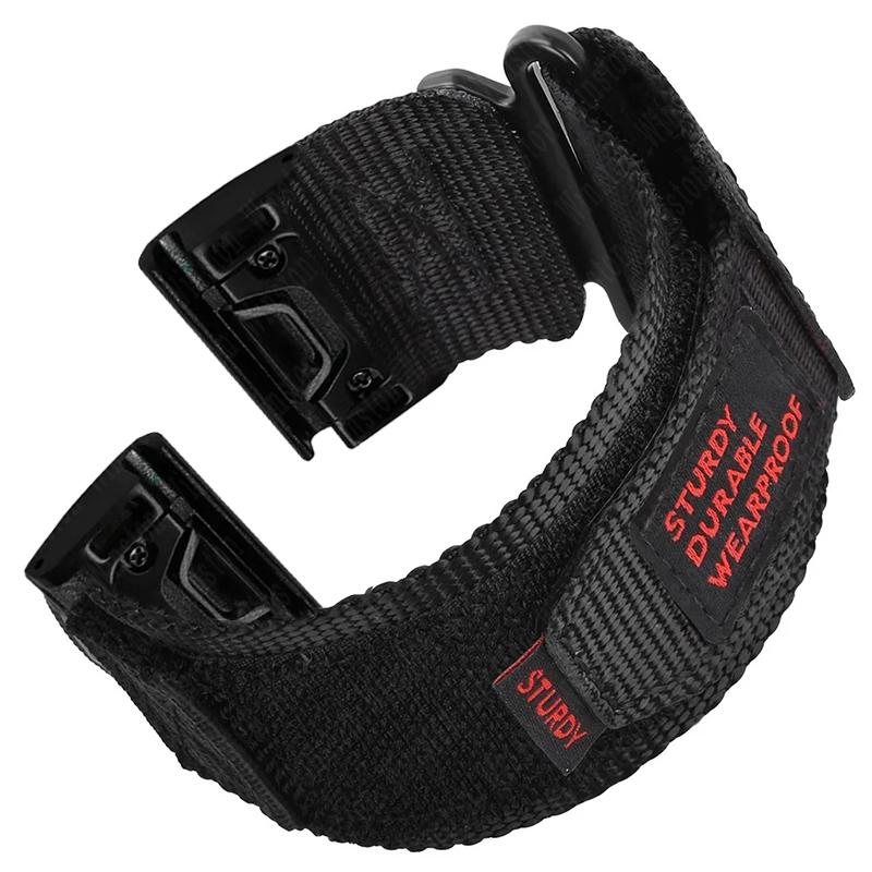 Quick Nylon Band for Garmin Watch Instinct 2X Tactics Strap Fenix 6X Pro 5X Plus 7X 26mm 22mm Replacement Sport Release Bracelet
