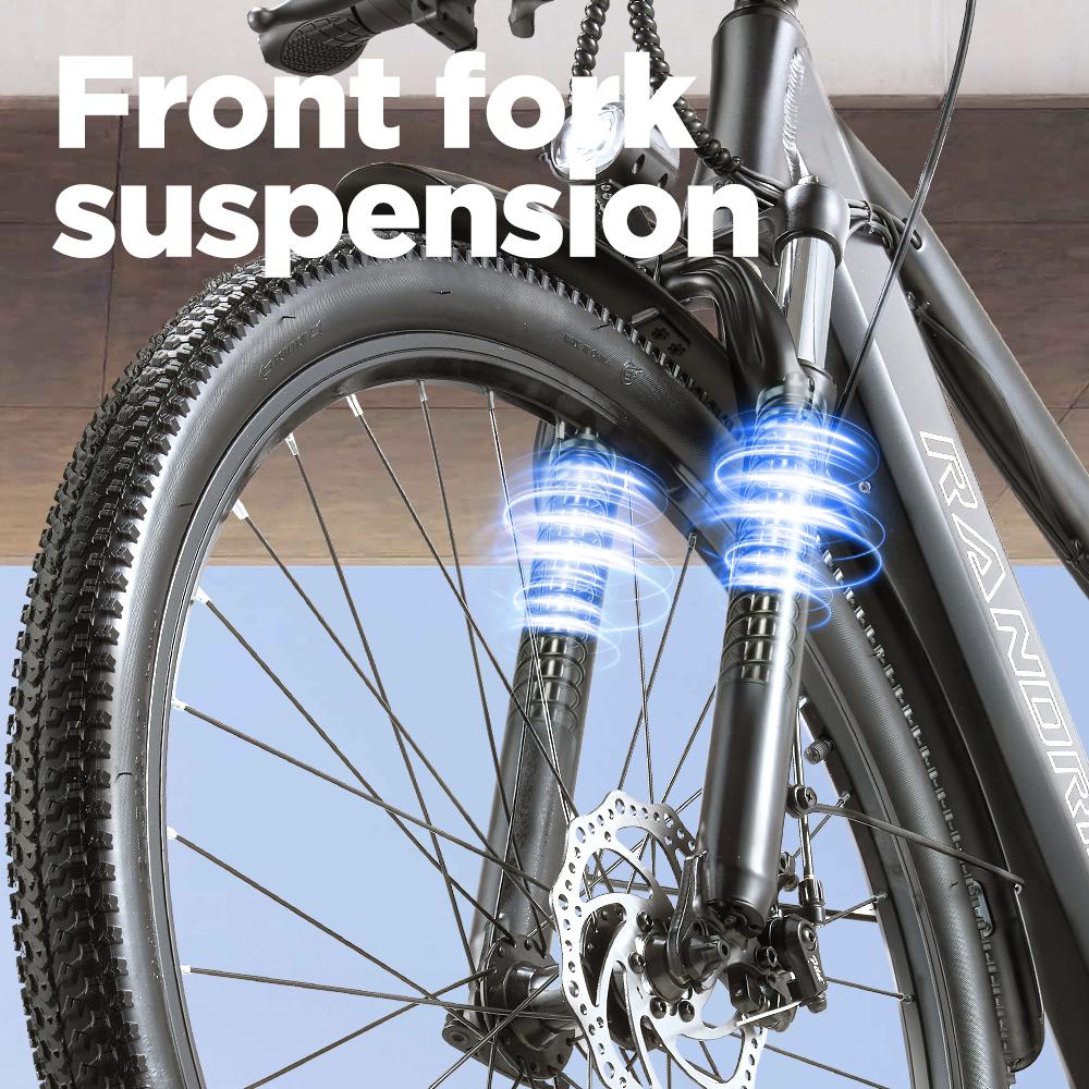 Электровелосипед RANDRIDE YG70 27,5" 1000 Вт Пиковая мощность двигателя 48 В 14 Ач Аккумулятор Максимальная скорость 45 км/ч Максимальный запас хода 50 км