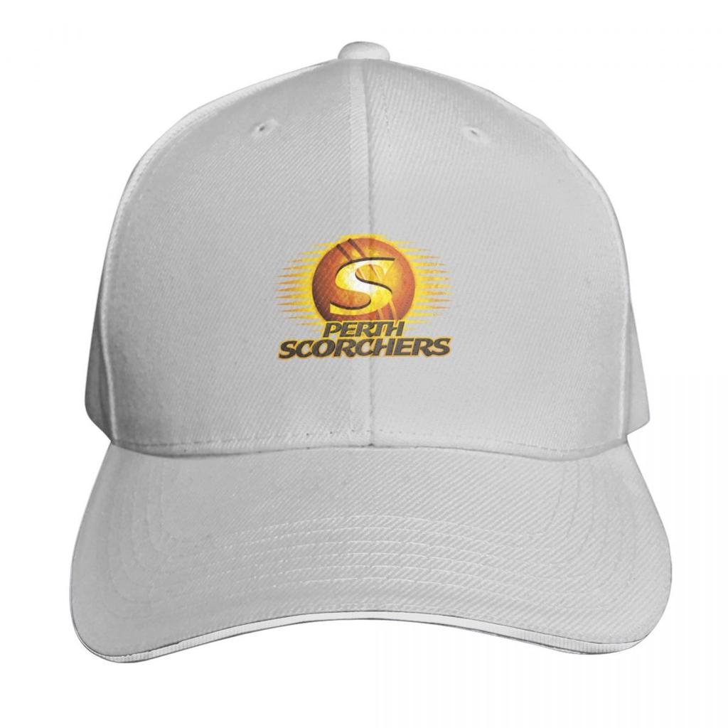 Наклейка для крикета Perth Scorchers Бейсболка Влагоотводящая Быстросохнущая Изогнутый козырек Классическая посадка Низкопрофильная Без каркаса