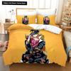 3D Печать Аниме JoJo Bizarre Adventure Джотаро Куджо Постельный Комплект Мальчики Девочки Полуторный Двуспальный Размер Пододеяльник Наволочка Кровать Мальчики Взрослый