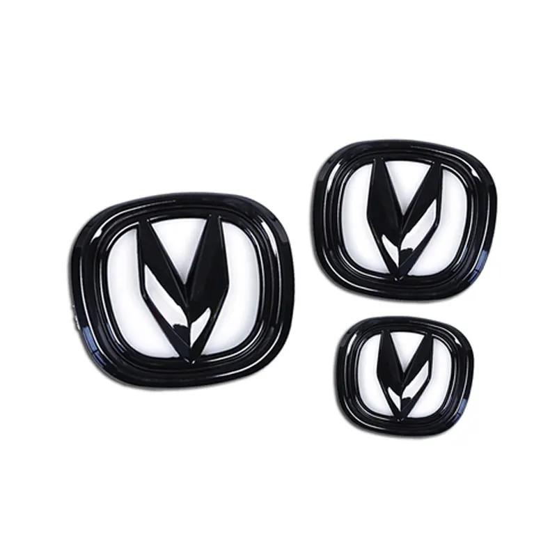 AAWL1 Car Logo Sticker compatible compatible for 20-22 Changan Unit Emblem Modification black/Carbon Color