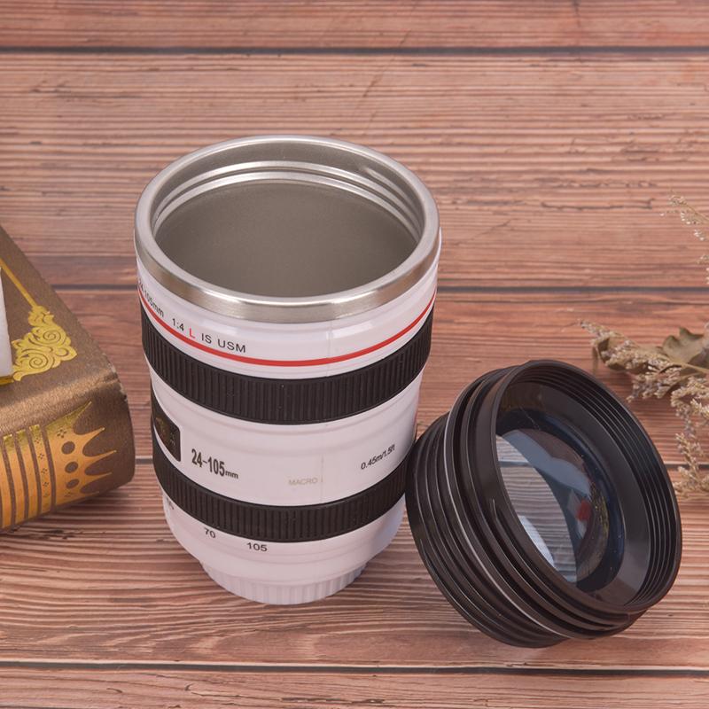 Камера из нержавеющей стали Ef24-105 мм, кофейная линза, кружка, кружки, подарочные кофейные чашки Canecas