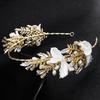 Handmade Bridal Headwear Earring Set Tassels Earring Flower Headbands  Female Decoration