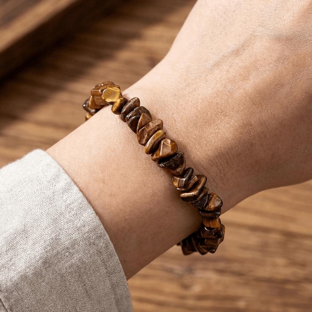 Tiger Eye Crystal Bracelet Elegant Gemstone Jewelry Elegant Natural Stone Bracelet Healing Jewelry