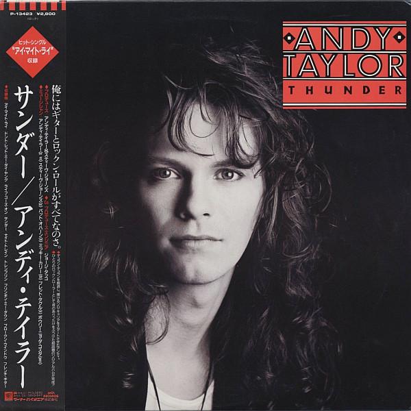 Виниловая пластинка ANDY TAYLOR Thunder P13423 MCA 1987 Япония Рок Б/у