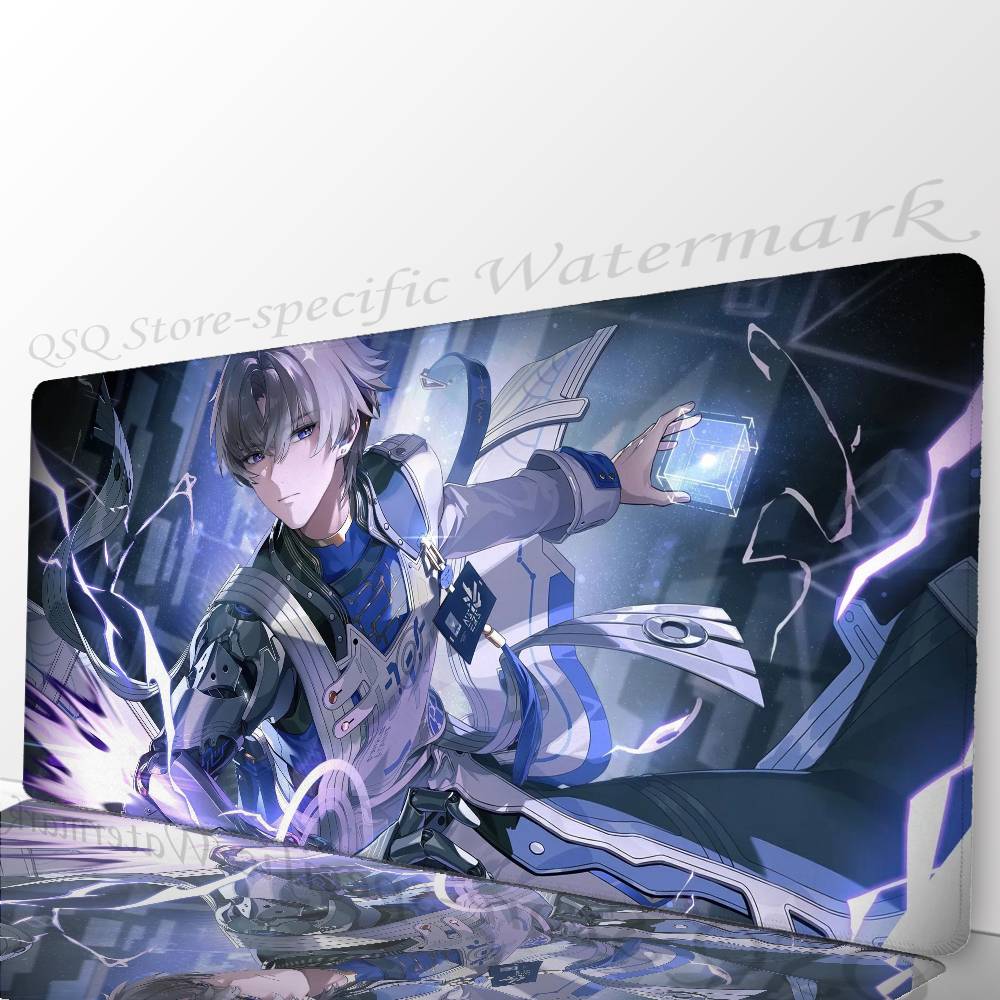 Xiangli Yao Аниме Игра W-Wuthering Waves Коврик для мыши Коврик для стола С подкладкой Игровые аксессуары Prime Gaming XXL Коврик для клавиатуры