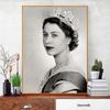 Modern Queen Elizabeth II Portrait Canvas Painting Posters and Prints Wall Art Pictures for Living Room Wall Decoration Cuadros