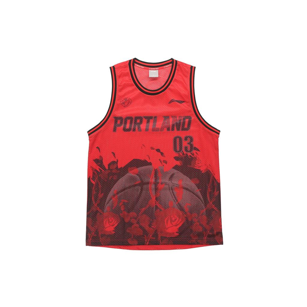 Li-Ning Мужские баскетбольные жилеты в стиле ретро, неоновые AAYQ089-3