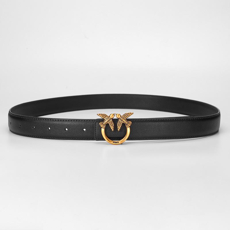 Женский модный кожаный ремень Little Bird: Простой, но модный аксессуар на талию для джинсов и повседневных брюк