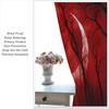 "Red Moon" Curtains – Silhouette Trees Against a Crimson Sky, Rod Pocket Drapes for Bedroom or Living Room