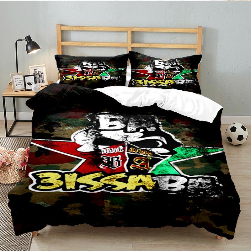 Ultras Askary Rabat 3PCS Bedding set,Ideal for 1pc Duvet Cover And 2pcs Pillowcases Perfect for Fan gift,Ideal for Bedroom, Dormitory