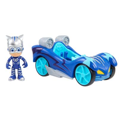 PJ Masks Гонщики Турбо-Взрыв Кэтбой и Кэт-Машина Фигурка и Машина [Б/у]
