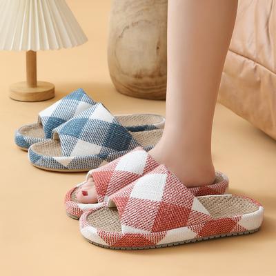 Летние модные женские бесшумные тапочки на толстой подошве