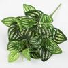 7 Heads Artificial Green Plants 33cm Green Leaves New Fake Plants  Garden Room Decoration