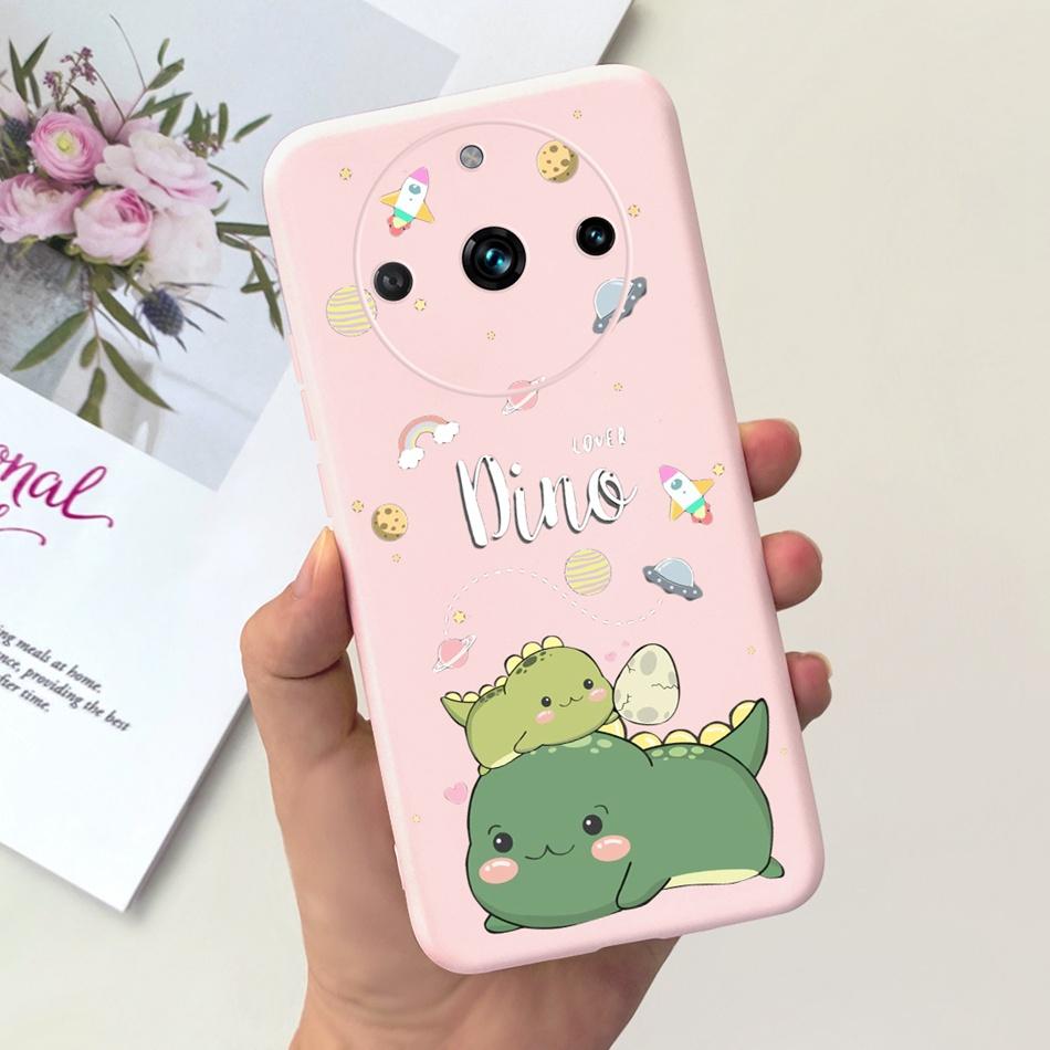 For Realme 11 Pro Plus 5G Phone Case Cute Cat Painted Jelly Silicon Soft Back Cover For Realme 11 Pro+ 11Pro 5G Cases Bumper