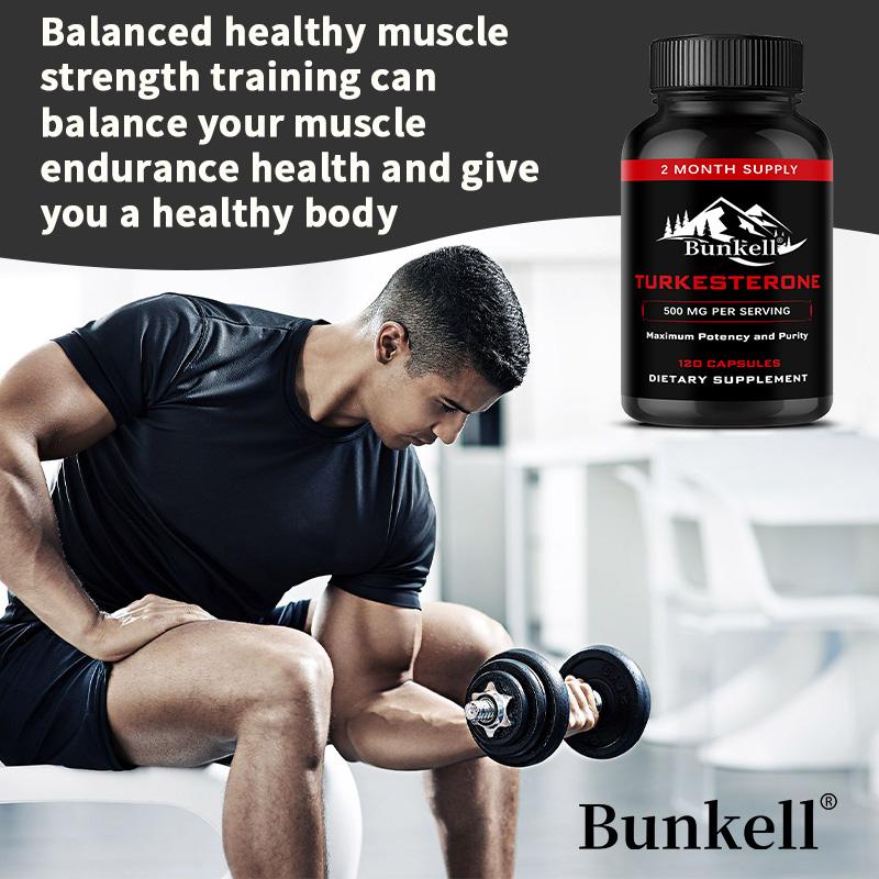 Turketone promotes muscle strength balance, 120 capsules
